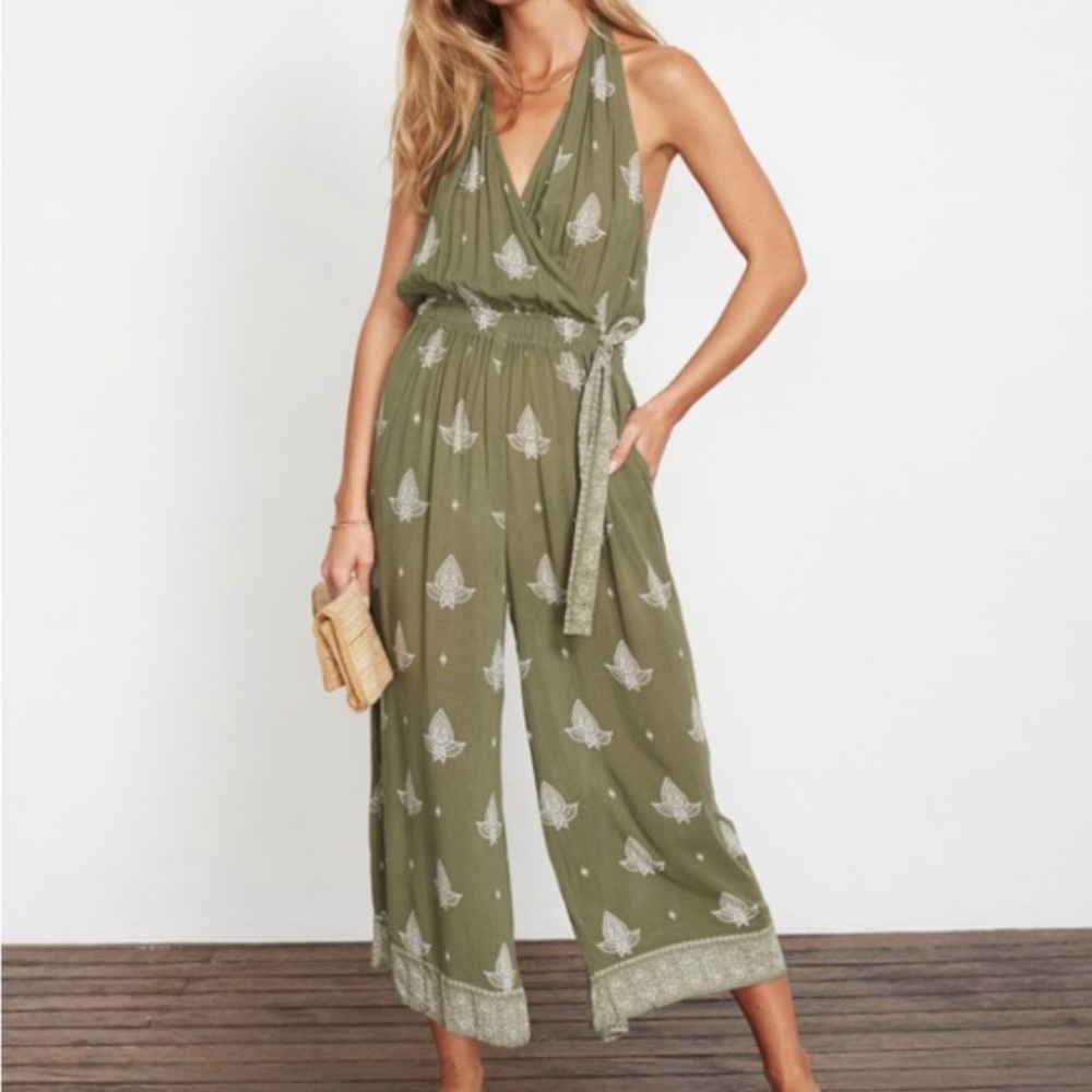 Faithfull The Brand Lima Halter Jumpsuit XS